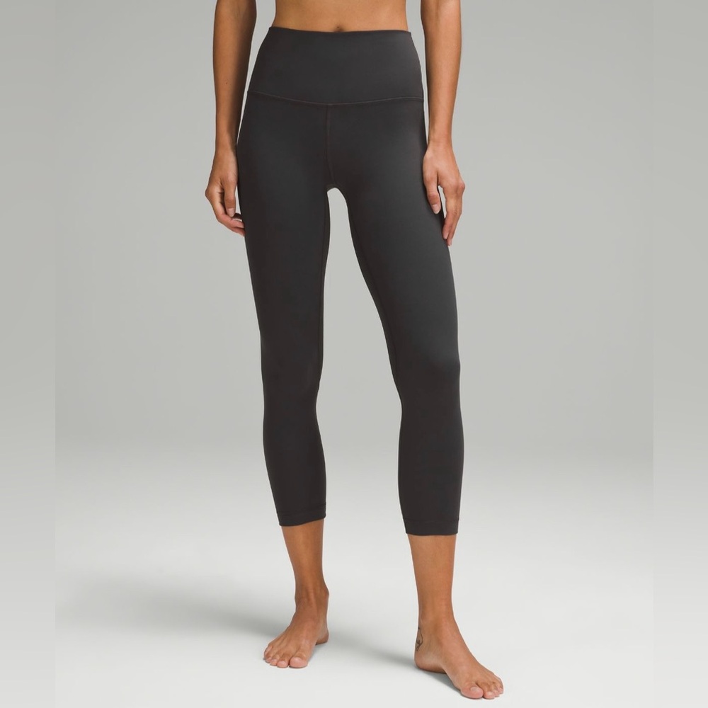 Lululemon Athletic Align HR Crop Pants 25” Graphite Grey NWT Women’s Size 18